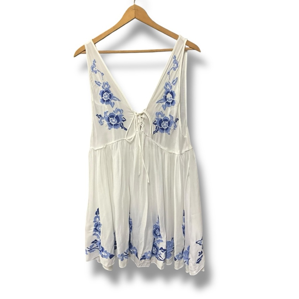 π Free People Intimately Embroidered Boho Tunicβ Dress| M - Picture 8 of 9